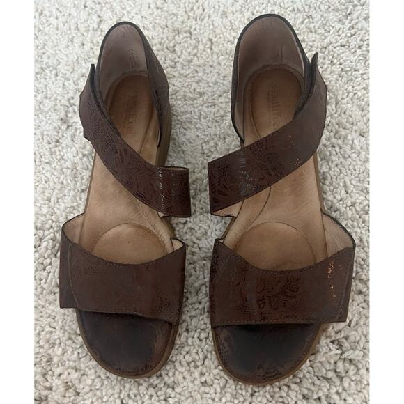 Beautifeel Brown Two Strap Sandals Size 40 - Picture 1 of 11